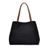 Large-Capacity Shoulder Bag Casual Canvas Female Bag