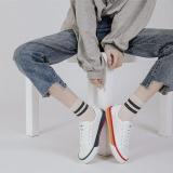 Women's Fashion Trend Color Matching Flat Canvas Sneakers
