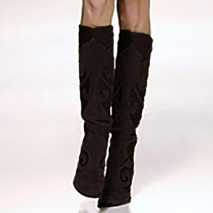Pointed Thick With Side Zipper Over The Knee Boots Shoes