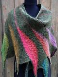Casual Knitted Color-Block Scarves & Shawls