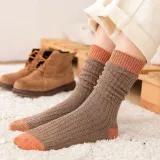 Warm Thick Line Cotton Pile Socks