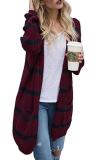 Medium Long Striped Loose Cardigan
