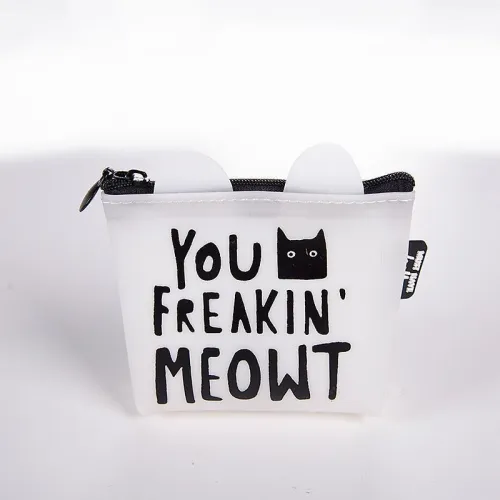Silica gel Cute Cat Letter Wallets