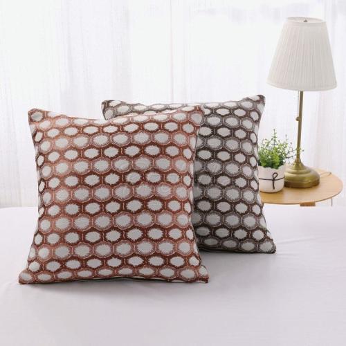 Polygonal Geometric Print Pillowcase