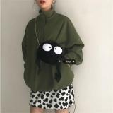 Cute Big Eyes Design Crossbody Bag