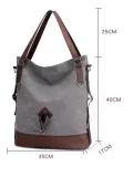 Women Canvas Large Capacity Bag Leisure  Shoulder Bags