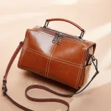 Leather vintage elegant handbag