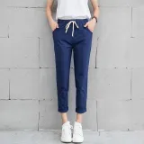 Cotton Linen Pants Ankle Length Haren Pants