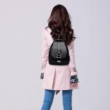 2 in 1 Women Leather Backpack+Crossbody Sling Shoulder Bag