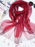Beach Fringed Solid Scarve