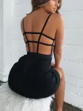 Sexy Spaghetti Straps Backless Bodycon Dresses