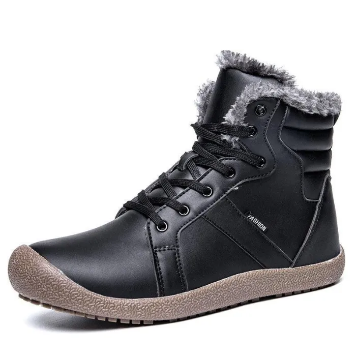 New Cotton Warm Large Size Comfortable Antiskid Shoes Couple Snow Boots