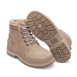 Women Autumn Winter Fur Ankle Boots Waterproof Slip on Shoes Snow Boots