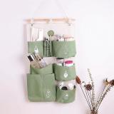 7 Pockets Wall Hanging Bag Linen Closet Organizer