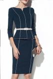 Sweet Heart  Plain Bodycon Dress