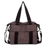 Vintage Canvas Bag Ladies Shoulder Bag cCasual Messenger Bag