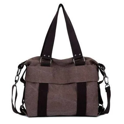 Vintage Canvas Bag Ladies Shoulder Bag cCasual Messenger Bag