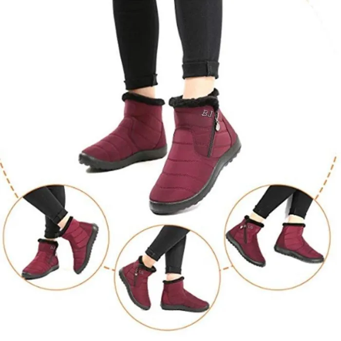 Women Outdoor Anti-Slip Walking Snow Boots