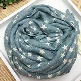 Hot Girl's Kids Star Pentagram Warm Shawl