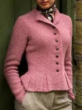 Women Buttoned Vintage Sweater Cardigans