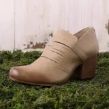 Women Vintage Ankle Boots Casual Chic Zipper Boots