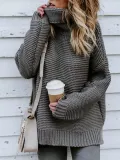 Casual Loose Striped Knitted Sweater
