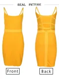 Sexy Spaghetti Straps Backless Bodycon Dresses