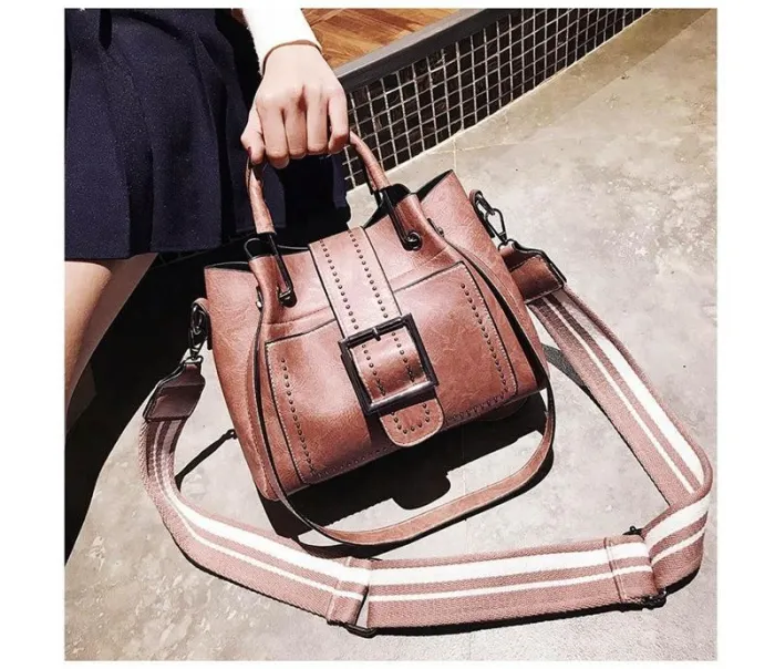 Large Capacity Vintage Tote Crossbody Bag