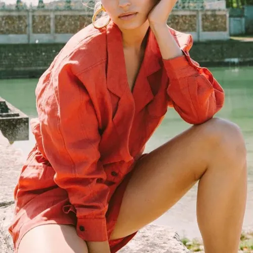 Cool Girl Tooling Jumpsuit Shorts