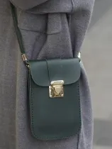 Vintage Pure Color 5.5inch Phone Bag Purse Crossbody Bags