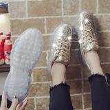 Wild Sports Sponge Cake Rhinestone Thick Bottom Increased Old Shoes