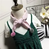 Baby Girls Dot Plaid Triangle Scarves Autumn Winter Boys Girls Shawl