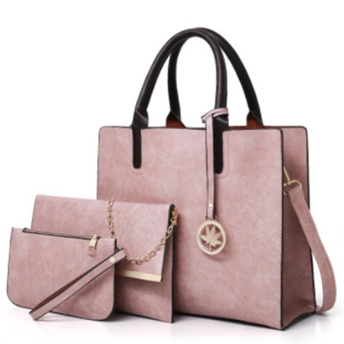 4 PCS Women Faux Leather Handbags Vintage Multi-function Crossbody Bags