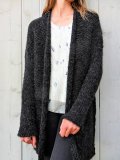 Buttoned Long Sleeve Casual Sweaters Fleece Cardigans