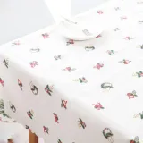 Linen Cotton Christmas Washable Tablecloth