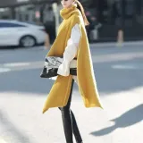 Fashion Pure Color High Neck Irregular Sweater
