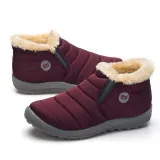 Women Snow Booties Casual Comfort Warm Plus Size Waterproof Shoes