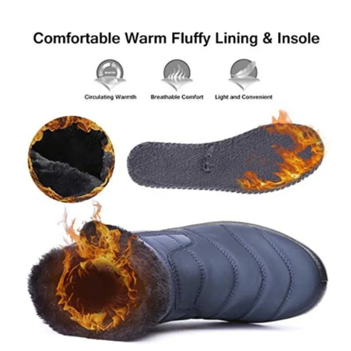 Women Outdoor Anti-Slip Walking Snow Boots