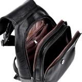 2 in 1 Women Leather Backpack+Crossbody Sling Shoulder Bag