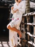 Fashion Inwrought Long Sleeve Cardigan Dresses