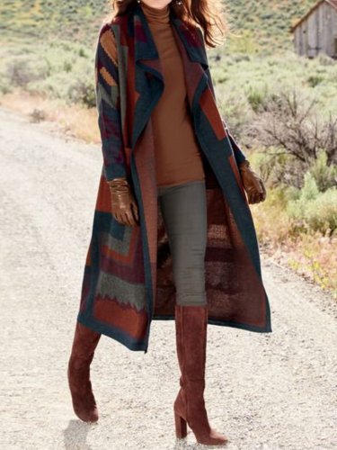 Brown Vintage Knitted Cardigan