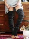 Casual Warm Plain Knee-Socks