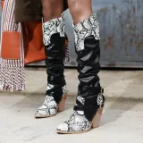 Winter Buckle Pu Boots