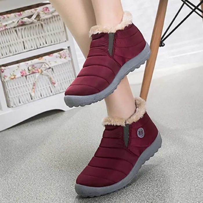 Women Snow Booties Casual Comfort Warm Plus Size Waterproof Shoes