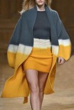 Women's Stitching Long-Sleeved Cardigan