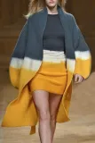 Women's Stitching Long-Sleeved Cardigan