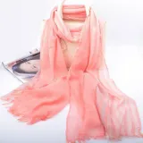 Pure Color Linen Cotton Soft Shawl Scarf