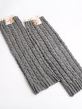 Casual Warm Plain Lace Knee-Socks