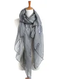 Hot Sale Womens Spring Cats design Bali Yarn Scarves