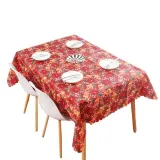 Linen Cotton Christmas Washable Tablecloth